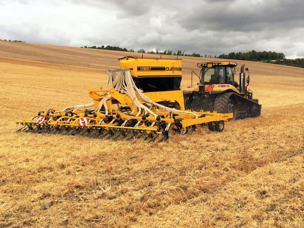 8m trailed direct seed drill