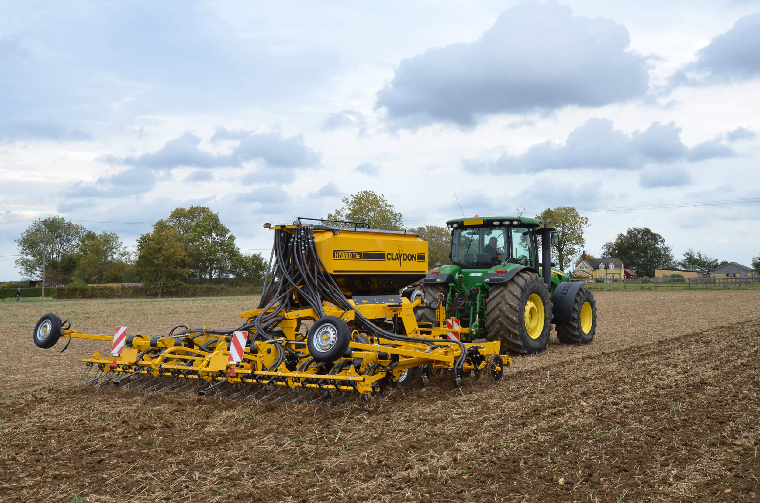 6m Hybrid T6c Compact Trailed Drill 6m trailed direct seed drill