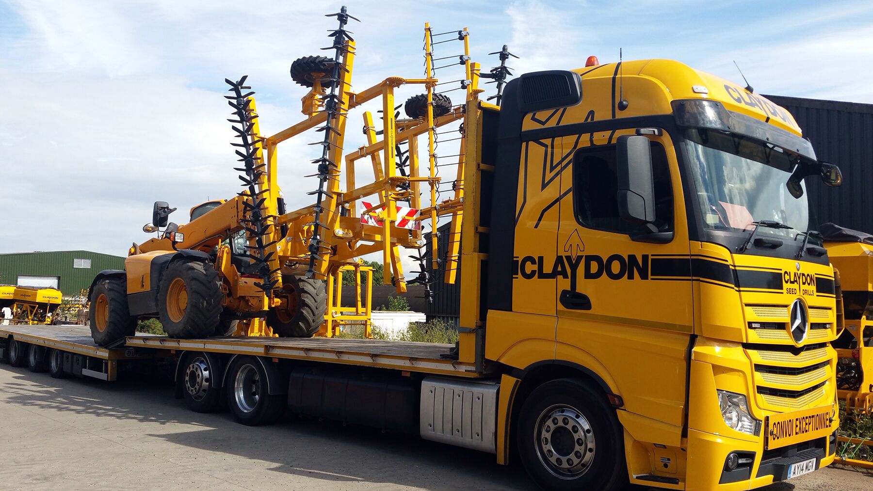 Claydon Factory loading in the yard Claydon Factory