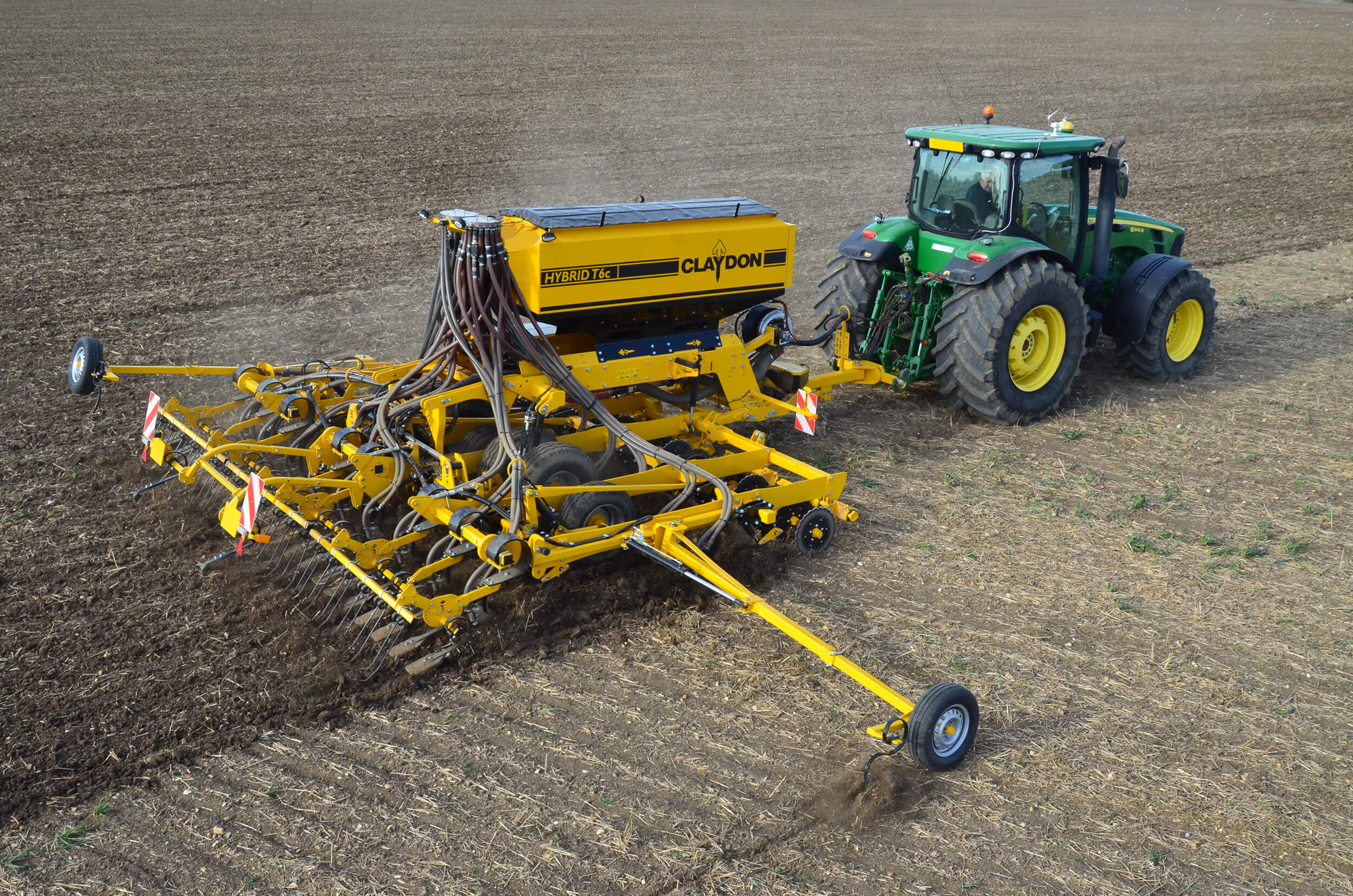 trailed seed drill