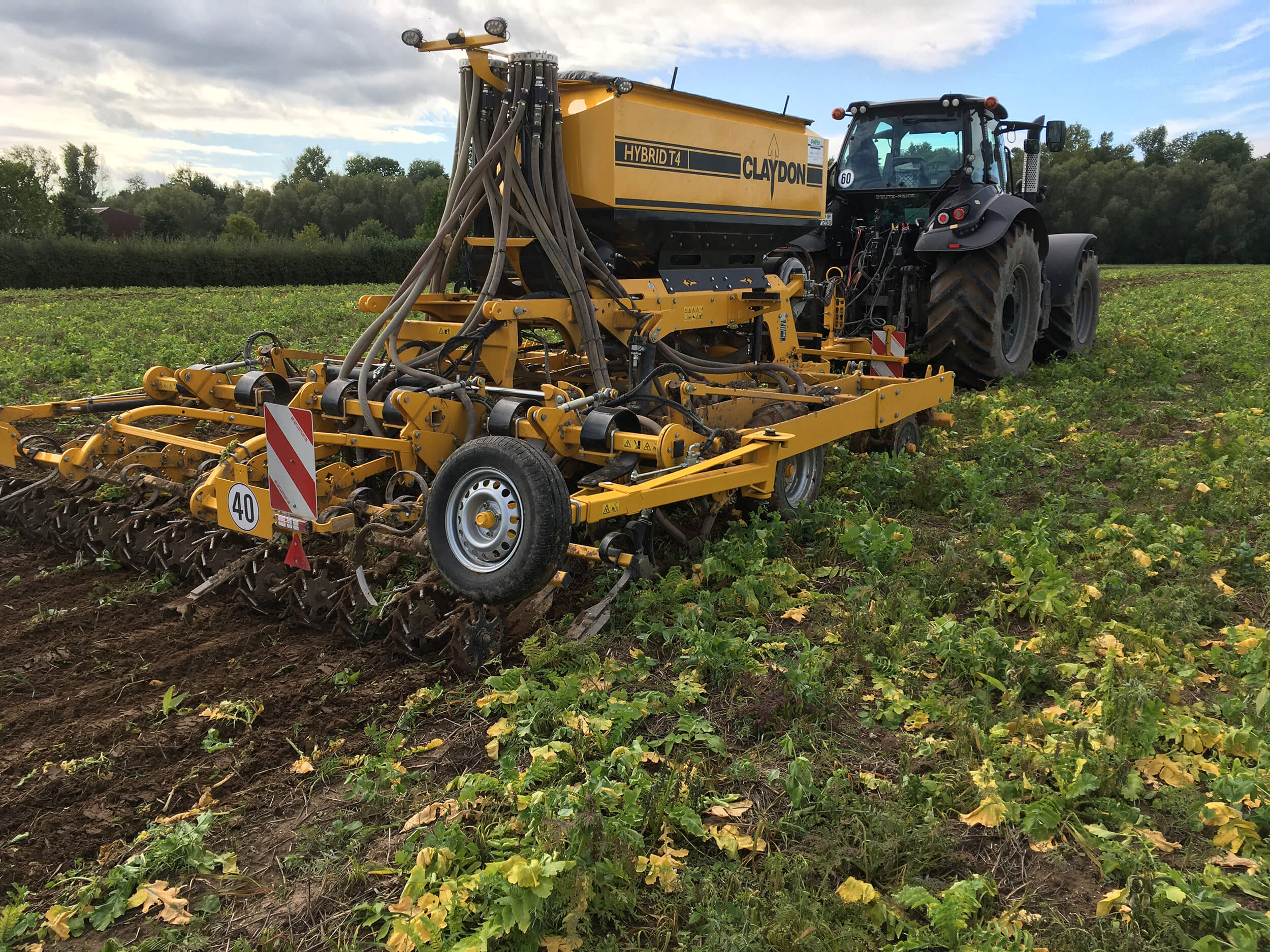 LD Germany drilling into cover crop cover crop drilling