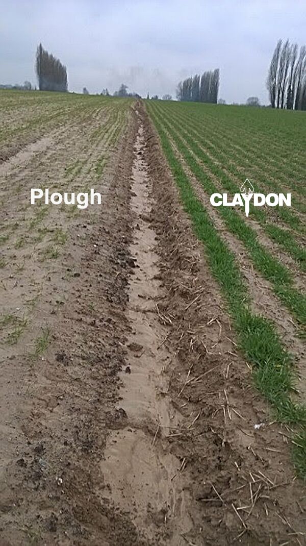 Soil structure Plough v Claydon soil health